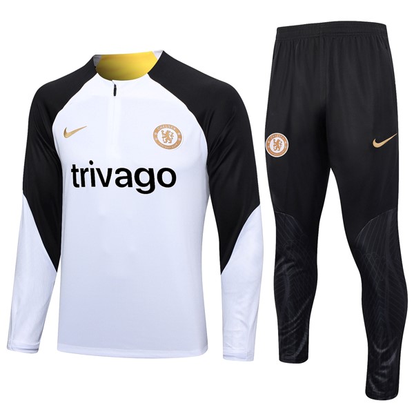 Sudadera De Training Chelsea 2024 Blanco Negro 2